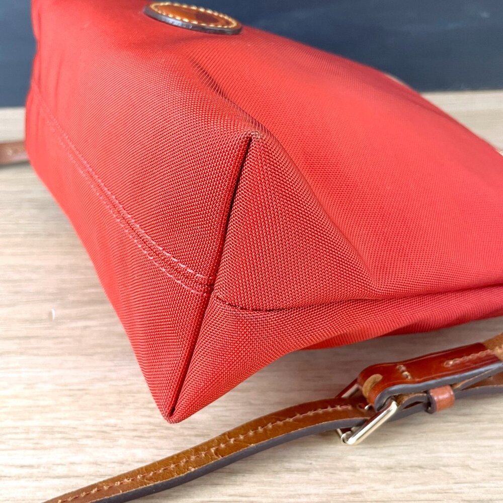 Dooney & Bourke rust nylon and leather crossbody bag - Picture 9 of 13